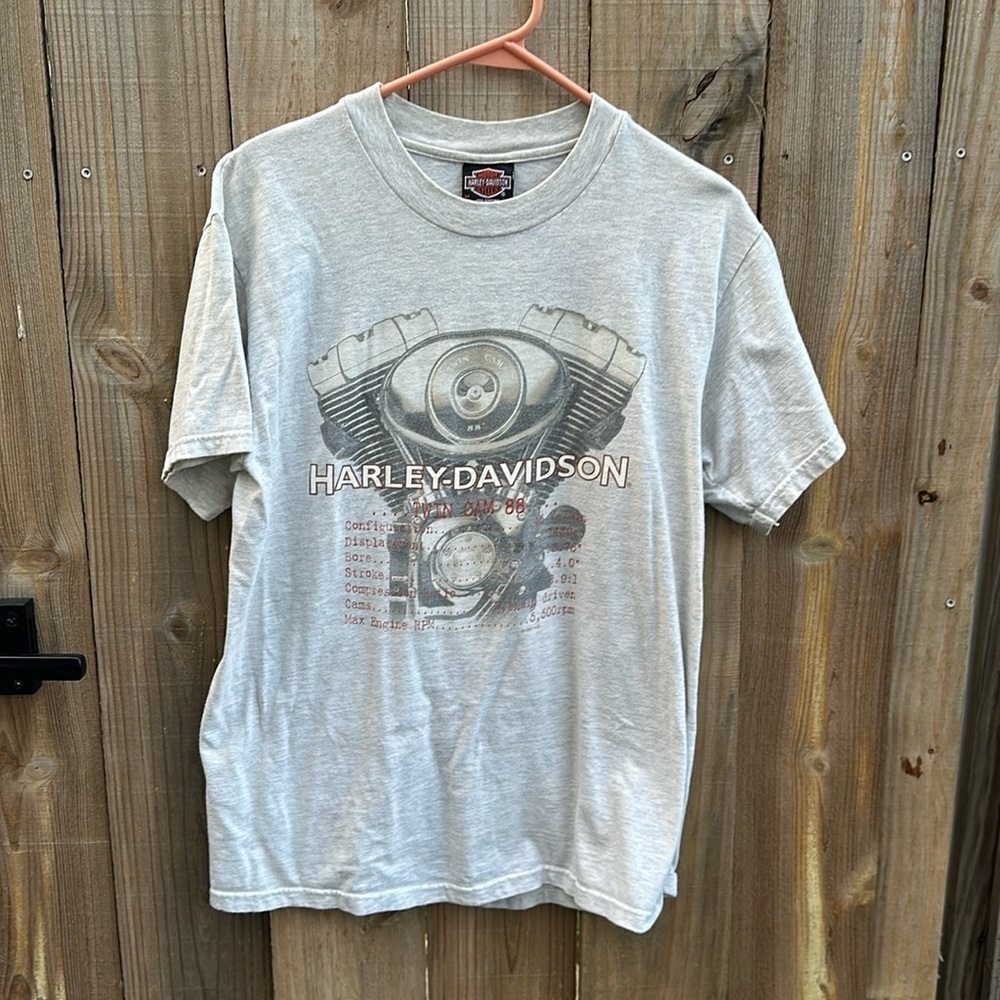 Vintage 1998 Harley Davidson Van Nuys California T-Shirt Size Medium